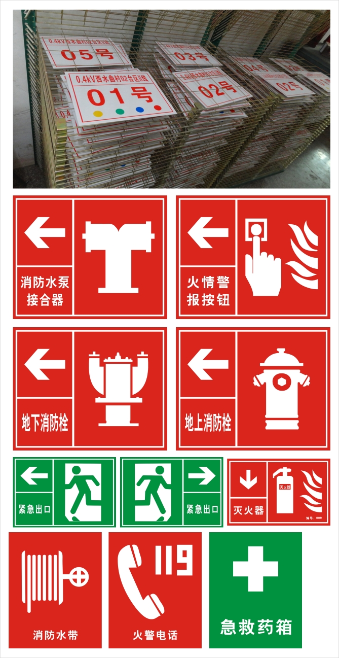 国家电网消防标识牌 让火灾及时得到抑制